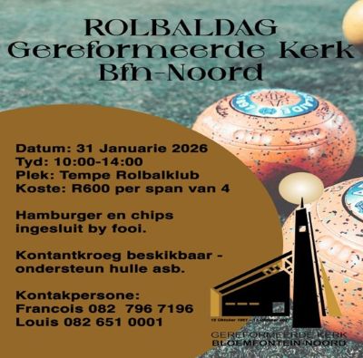 Rolbaldag – 31 Januarie 2026
